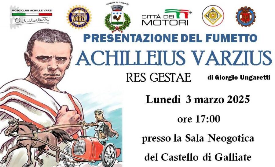 ACHILLE VARZI – Il Campione rivive nel fumetto che ne racconta il mito.